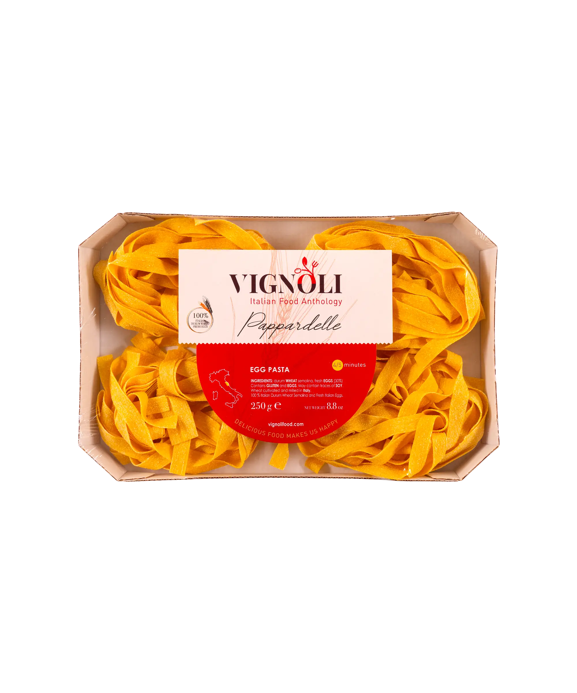 Buy Italian Pappardelle Egg Pasta Vignoli Food