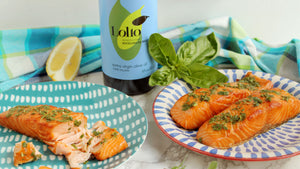 Nocellara del Belice EVOO-Infused Herb-Roasted Salmon