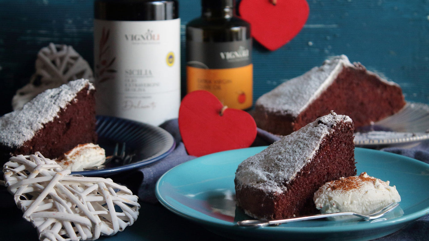 Deep-love chocolate-olive oil cake