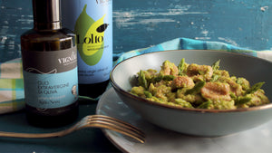 Whole Wheat Gnocchi with Asparagus Pesto (Potato-Free)