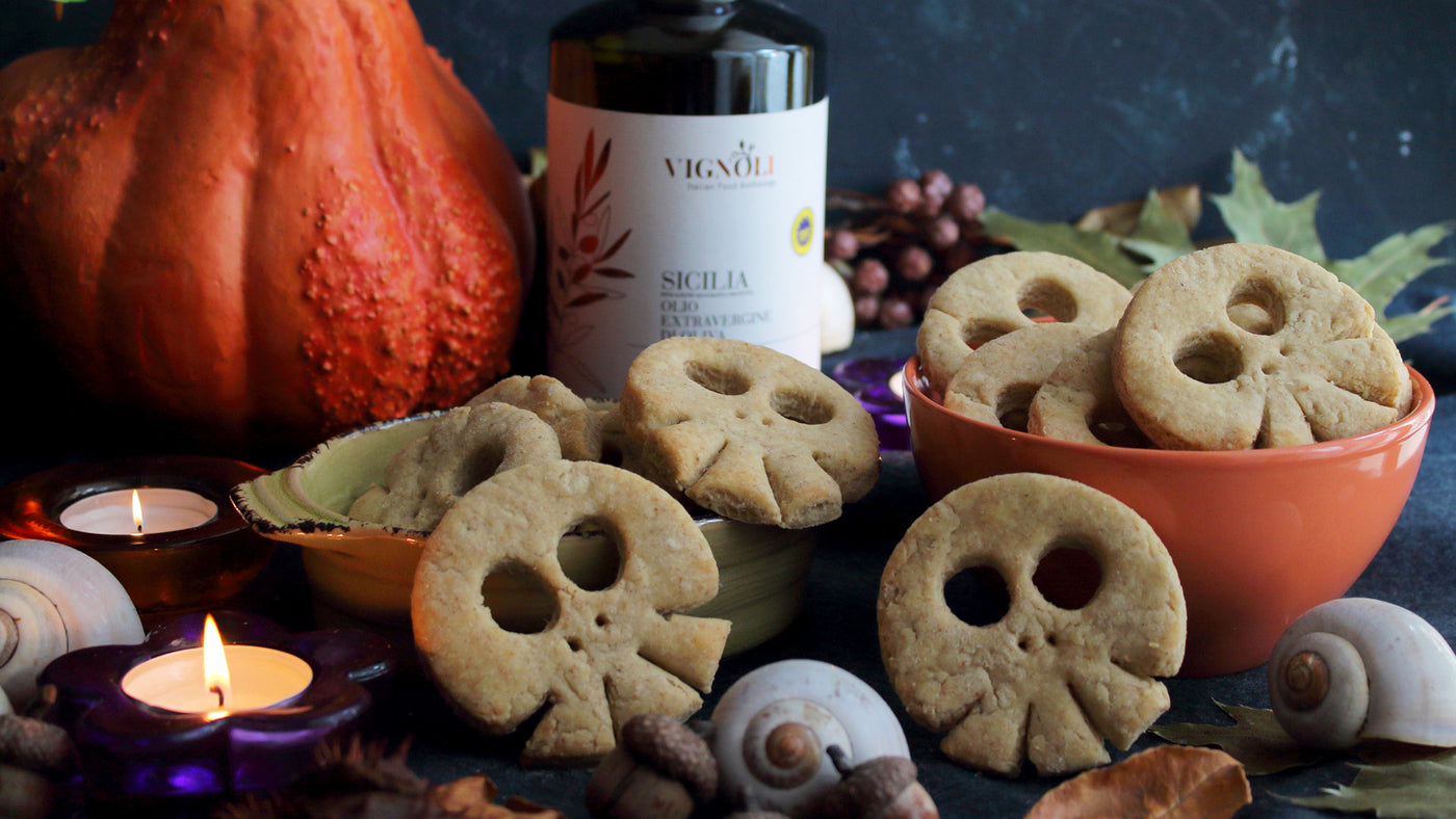 Salted Extra-Virgin Olive Oil Spooky Cookies