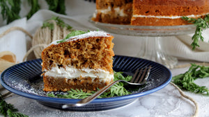 Carrot Cake with Olive Oil and Cream Cheese Frosting