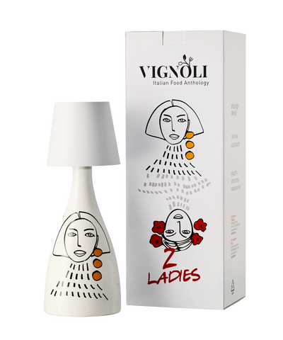 Ceramic Olive Oil Bottle Lamp Edition + Cerignola Olives free