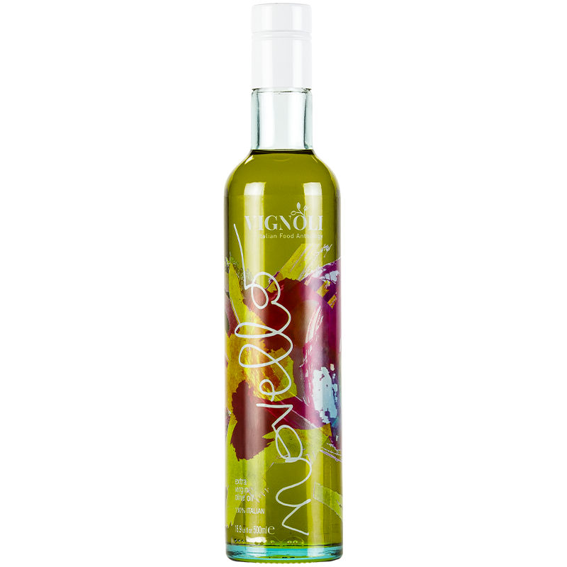 Vignoli Novello Extra Virgin Olive Oil front of 16.9oz bottle