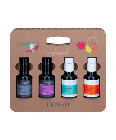 Vignoli Sweet & Smoky Olive Oil & Vinegar Gift Set front of pack